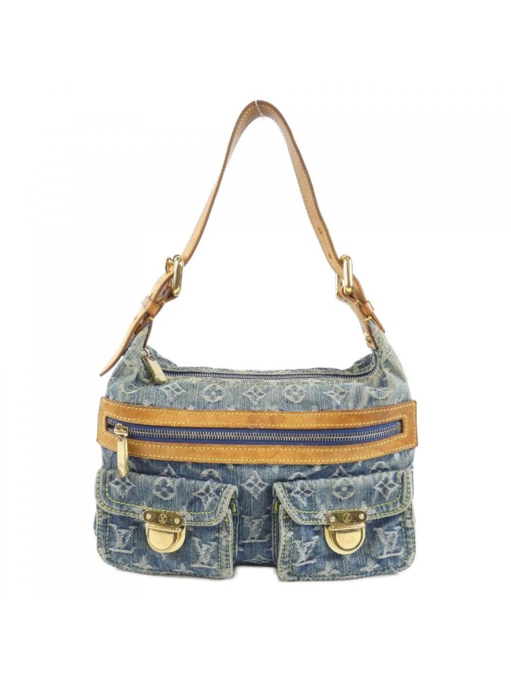Louis Vuitton Monogram Denim Baggy PM Shoulder Bag